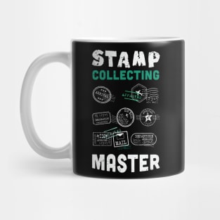 Stamp collecting master design / stamp collecting gift idea / stamps lover present Mug